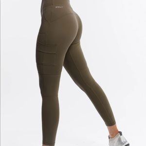 Echt Jagged Leggings - Caper Khaki Small